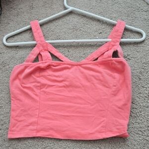 Charlotte Russe Coral Crop Top